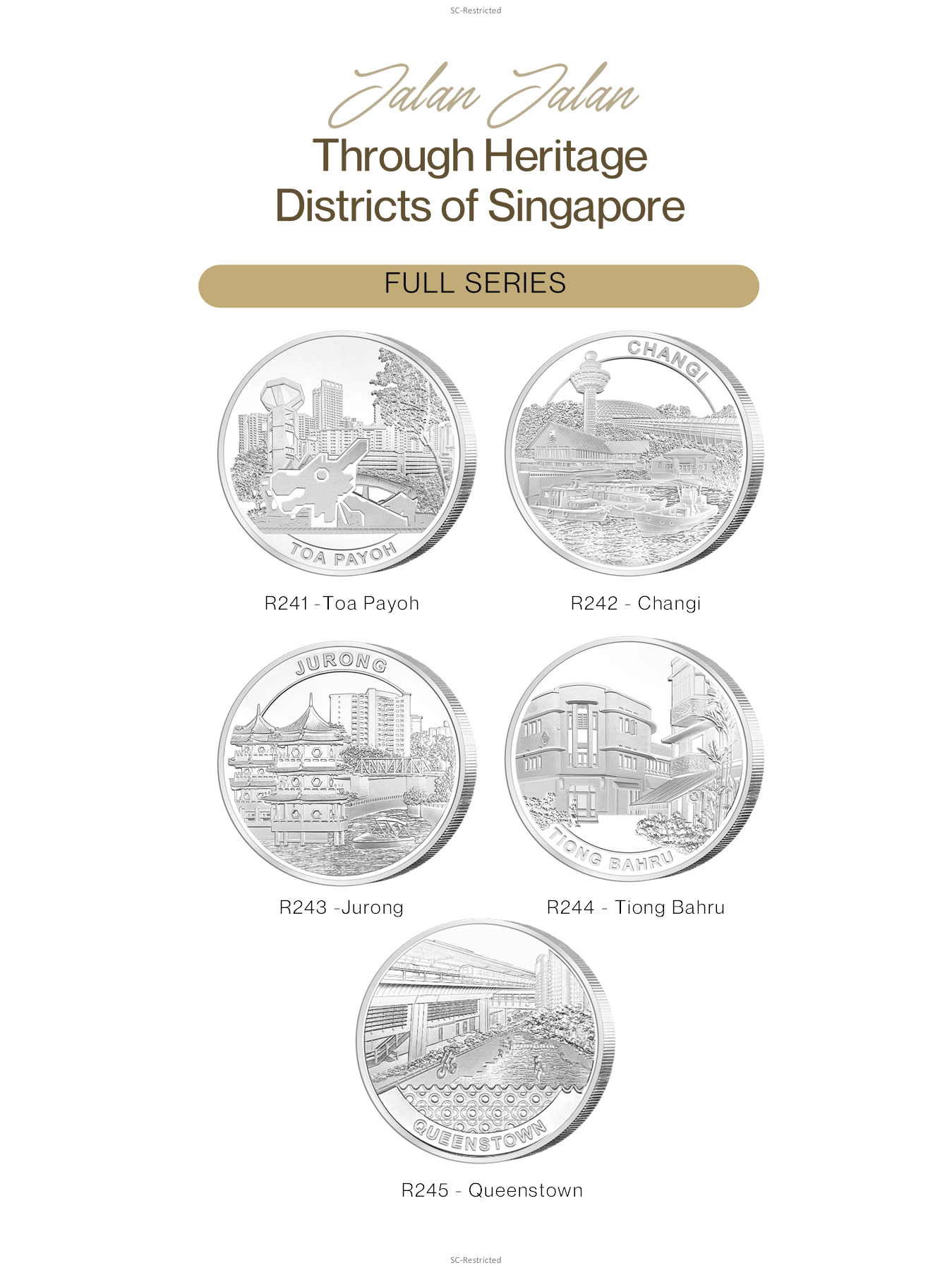 The Singapore Mint 50周年記念　美品 The Singapore Mint 50周年記念コイン